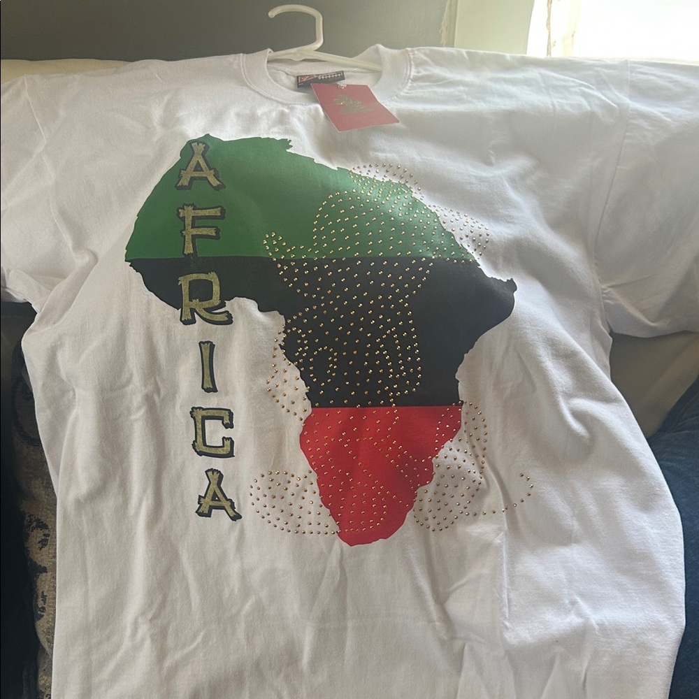 Disney White Tee with Africa Design